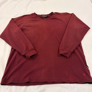 Forge FR Maroon Crewneck Workshirt Large